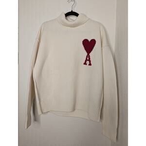 Ami Paris Alexandre Mattiussi Ami de Coeur Wool Sweater